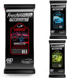 Freshmaker AutoWipes – Chusteczki do Czyszczenia Kokpitu, Efekt Połysku (40 szt.)
