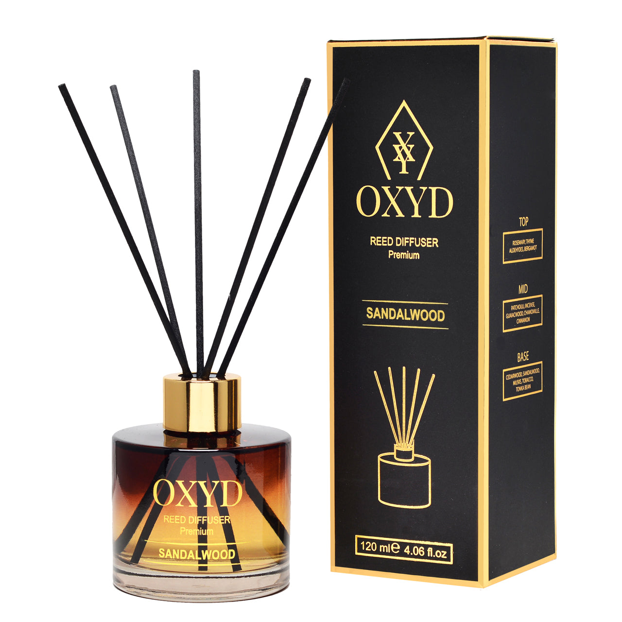 Dyfuzor Sandalwood - Zapach do domu - 120ml