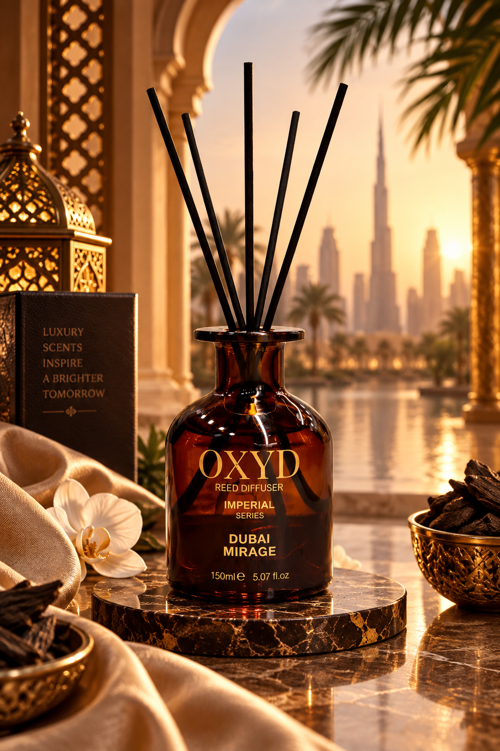 OXYD DUBAI MIRAGE 150ml Dyfuzor zapachowy, patyczkowy do 60 dni odświeżacz
