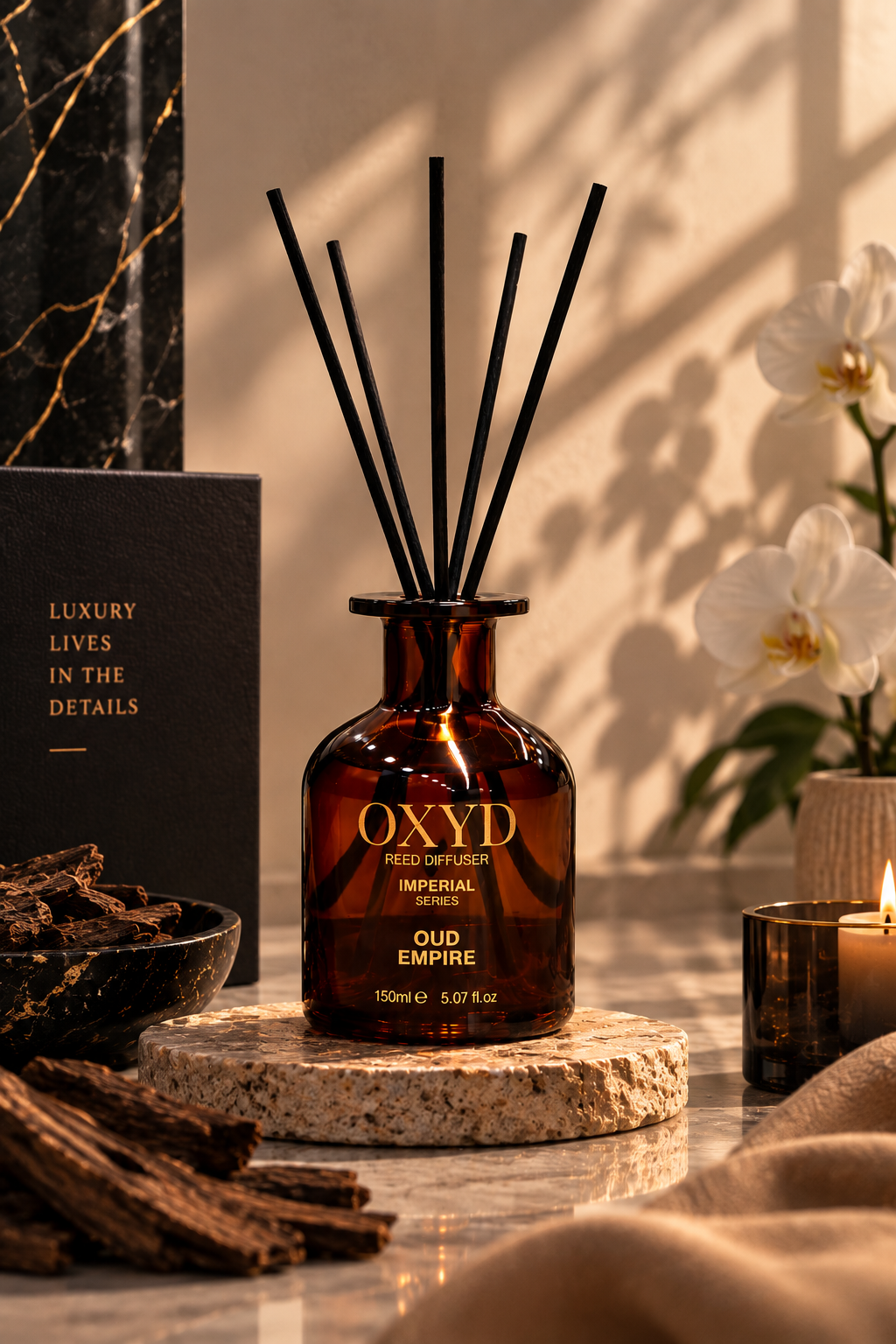 OXYD OUD EMPIRE 150ml Dyfuzor zapachowy, patyczkowy do 60 dni odświeżacz