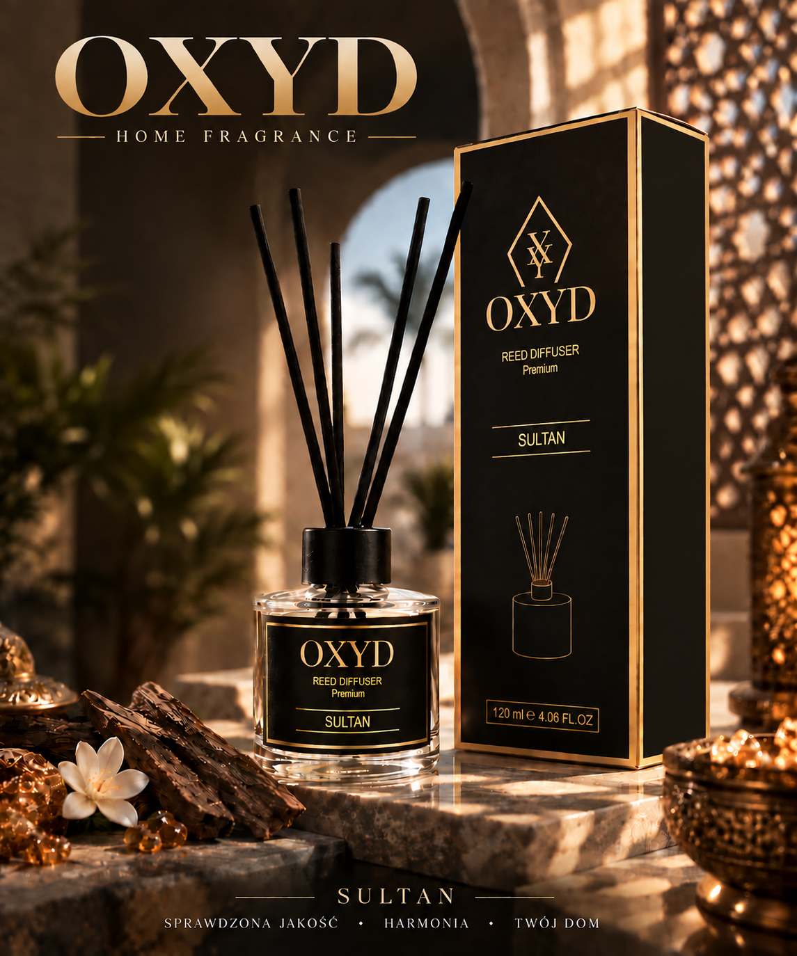 Dyfuzor Sultan - Zapach do domu - 120ml
