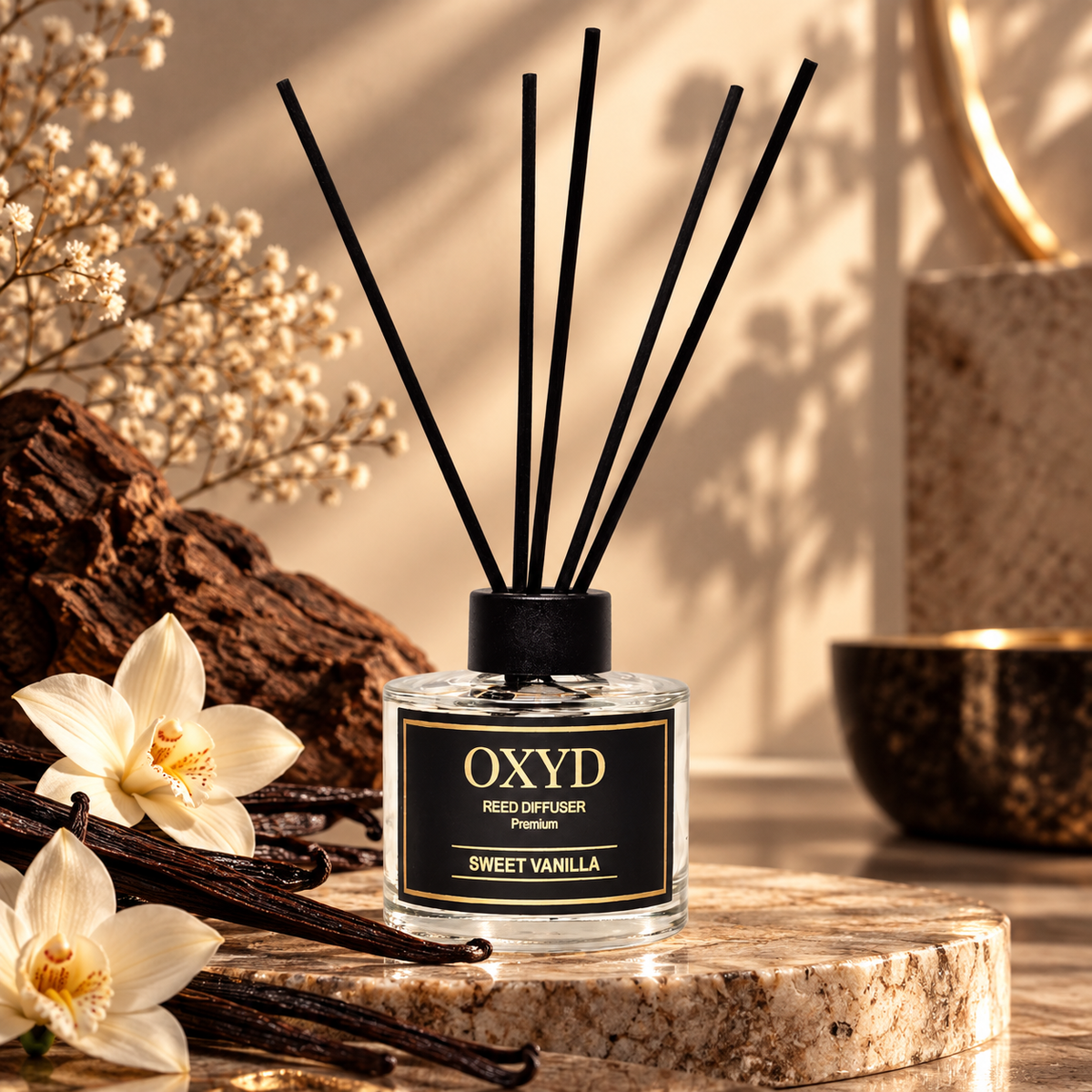 Zapach domowy - Dyfuzor z patyczkami - Sweet Vanilla - 120ml